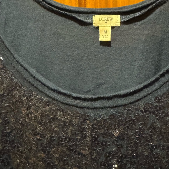 J. Crew Sparkling Navy Sequin Tank Top - Picture 2 of 3